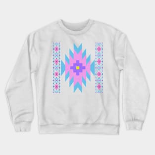 Tribal Designs Soft Colors Crewneck Sweatshirt